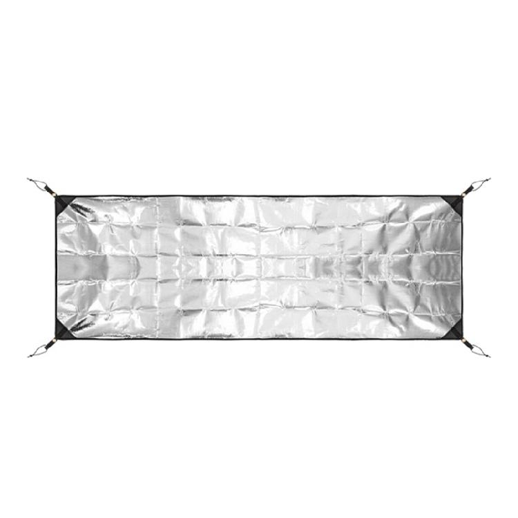 Outdoor Ground Mat  Double Side Aluminum Film Mat Waterproofs Foil Mat Sleep Tent Pad for Outdoor Camping Hiking 70x200