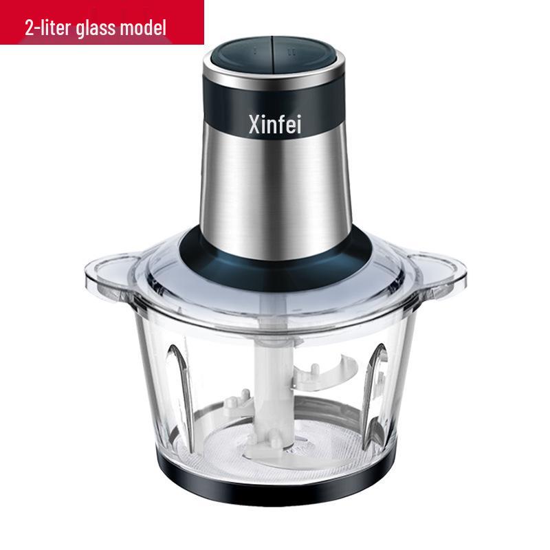 Stainless Steel Electric Meat Grinder: Multifunctional Mincer & Chopper for Meat, Garlic, and Vegetables