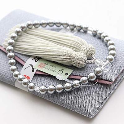 Prayer Beads for 7 X 8 Black Shell Headed Tassel Prayer Kyoto Shell Pearl Memorial Memorial Common To All 7 X 8 My Own Prayer Beads Beads Bag