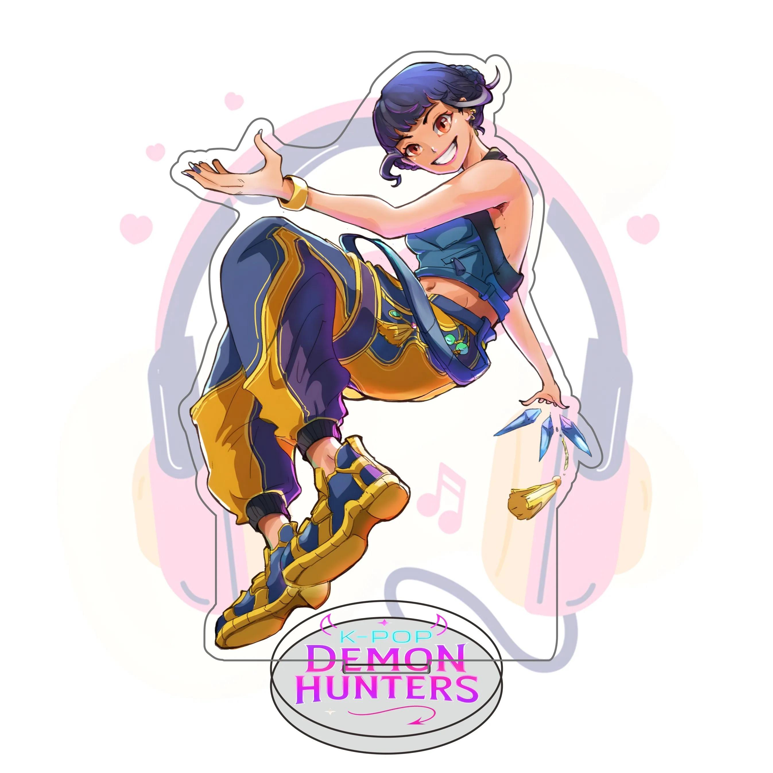 

Demon Hunters Huntrix K-Pop Saja Boys Acrylic Stand Models Desktop Ornaments Rumi Zoey Mira Sold My Soul Decorations Fans Gifts