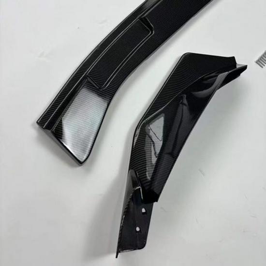 Gloss Black Carbon Fiber Front Lip for BMW M3/M4 G80 G82 - V Style Three-Piece Body Kit