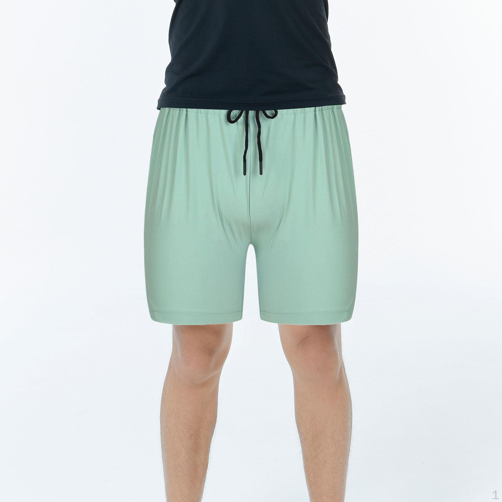 

Mens Workout Shorts Sportswear Drawstring Gym Activewear Running with Pockets for Fitness L