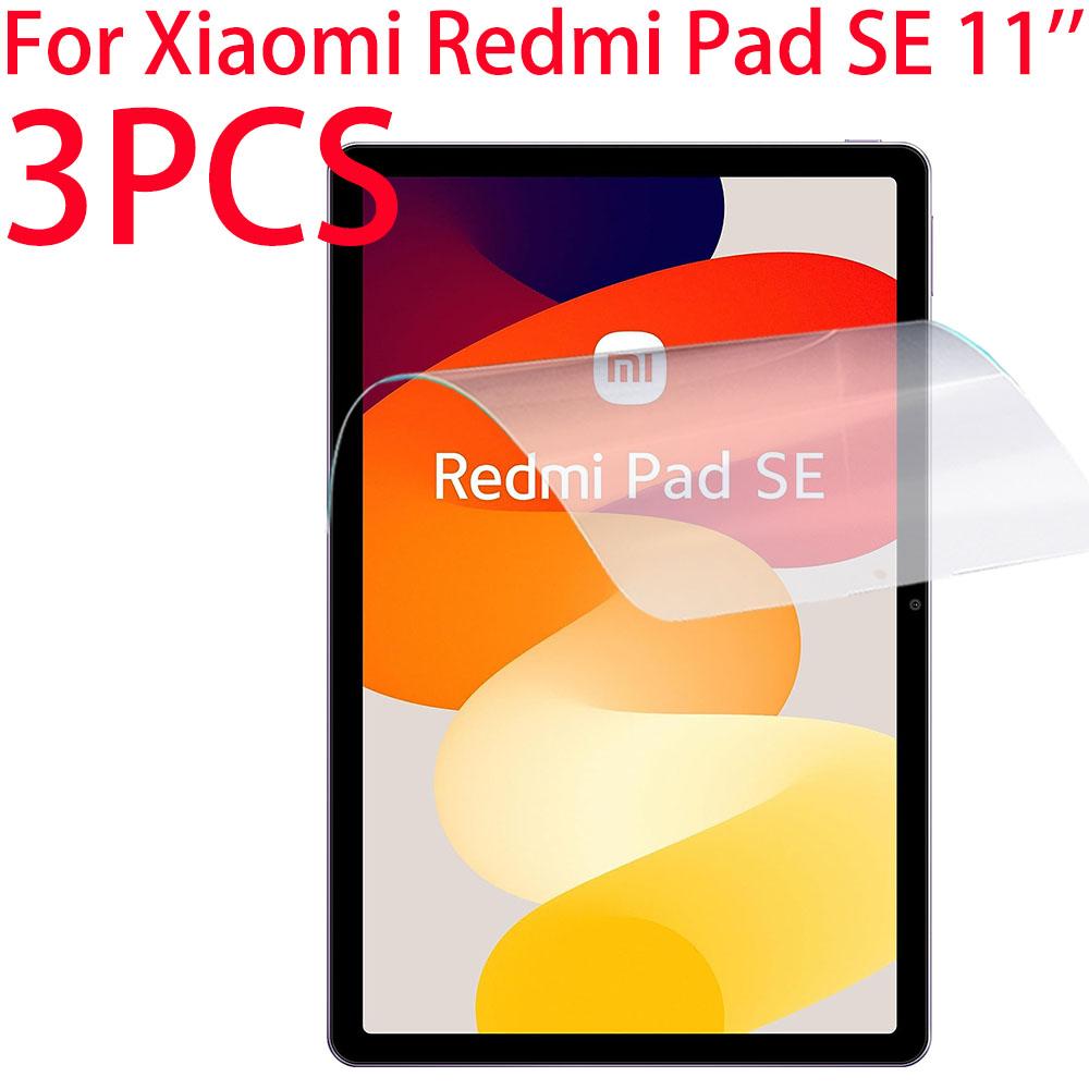 3PCS For Xiaomi Redmi Pad SE 11 inch 2023 PET Soft Film Screen Protector Tablet Protective Film For Redmi Pad SE 11   Soft Film