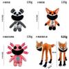 Customizable Smiling Critters Purple Cat Stuffed Animal With Short Plush 45cm