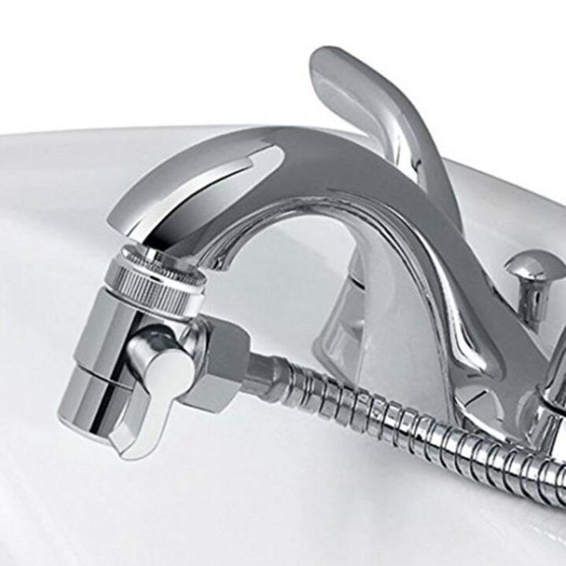 Switch Faucet Adapter Kitchen Sink Splitter Diverter Valve Water Tap Connector for Toilet Bidet Shower Bathroom Kitchen