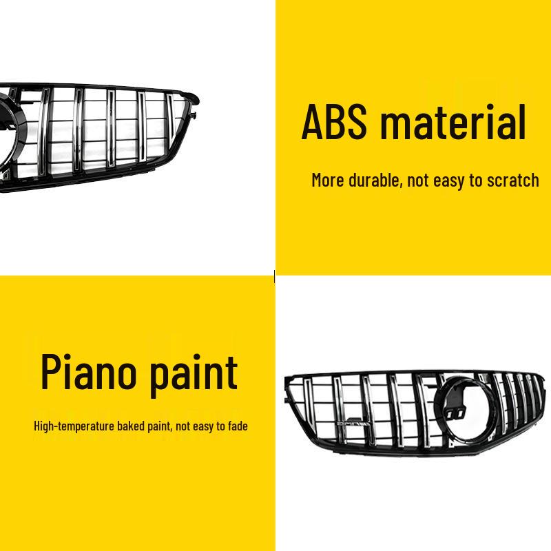 2007-2014 Mercedes-Benz C-Class W204 GT Silver Vertical Bar Grille Replacement