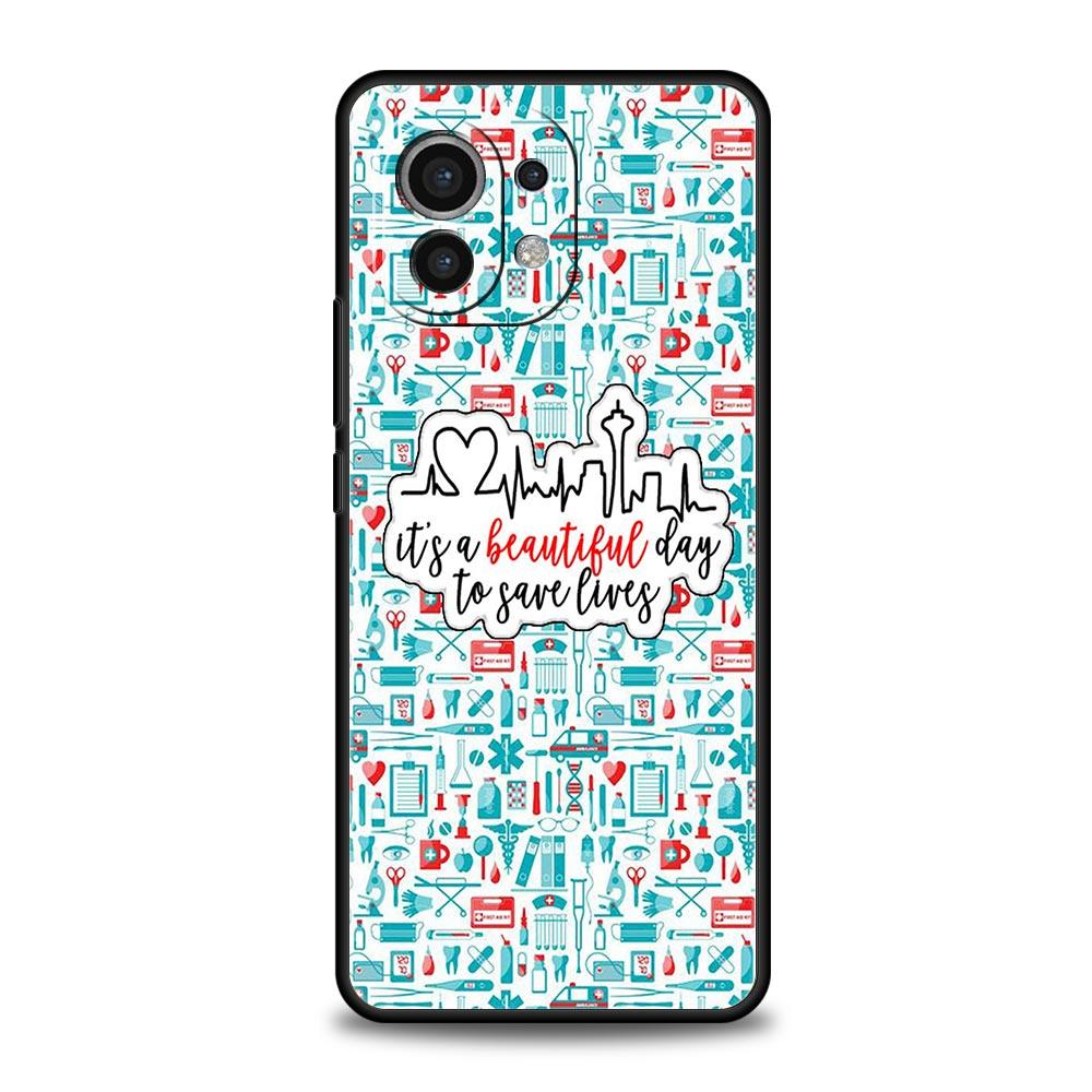 Greys Anatomy Phone Case Cover for Xiaomi Mi 17 15 14 13 12 11 Ultra 15T 14T 13T 12T 11T Pro Lite 5G Soft TPU Shell Fundas Capas