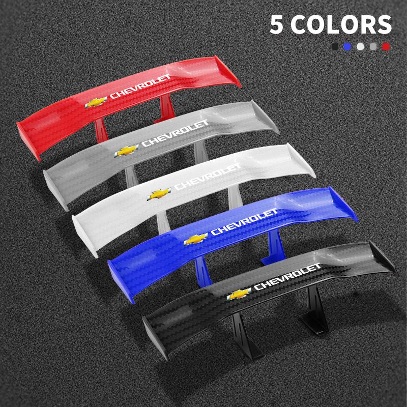 New B6 Car Rear Mini Spoiler Wing Motorcycle Small Model Canard For Chevrolet Cruze Malibu Camaro Sonic Trax Equinox Traverse Tahoe Suburban Colorado