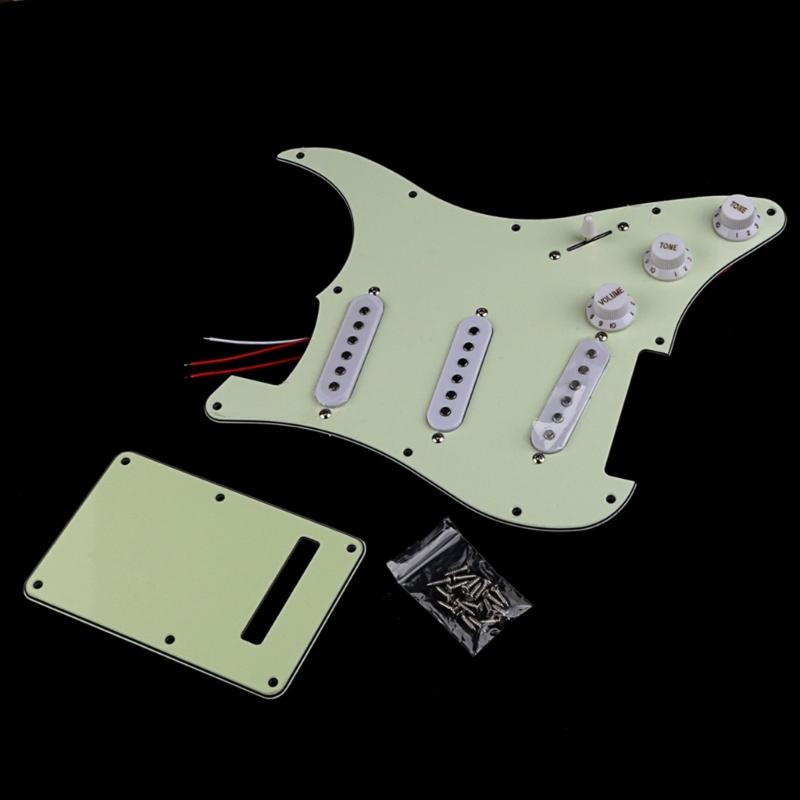 Electric Guitar Single Coil Pickup Pickguards 11 Holes Guitar Prewired loaded Pickguards Guitar Playing Accessories