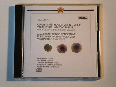 CD ROSEL PETER  Schubert Trout Quintet TKCC70267  1994 Japan Classical Used