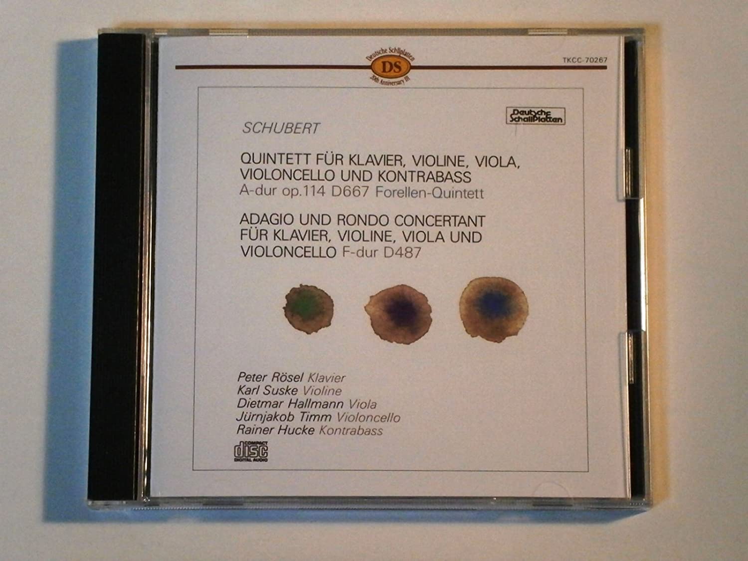 

CD ROSEL (PETER) - Schubert: Trout Quintet TKCC70267 Japan Classical Used