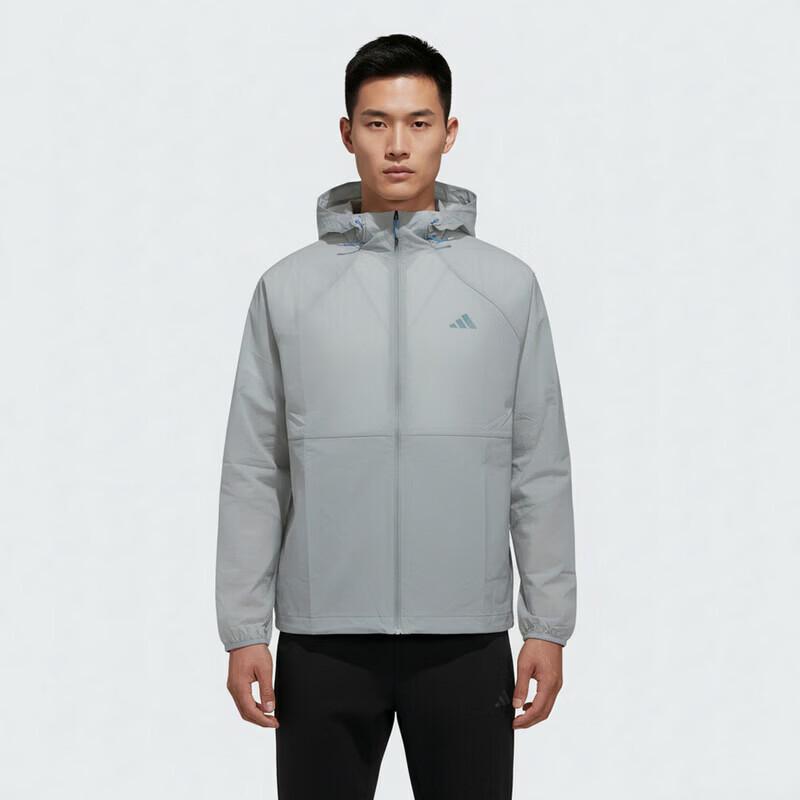 Adidas Men s Lightweight Woven Sports Jacket L