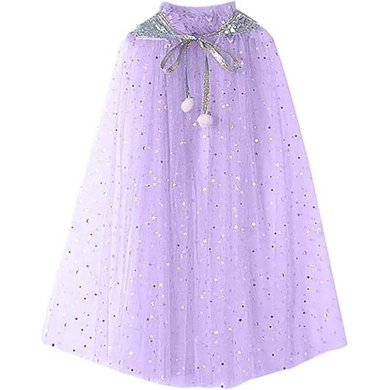 Elsa Cape Set for Kids - Halloween, Children's Day, New Year Costume & Toy Gift