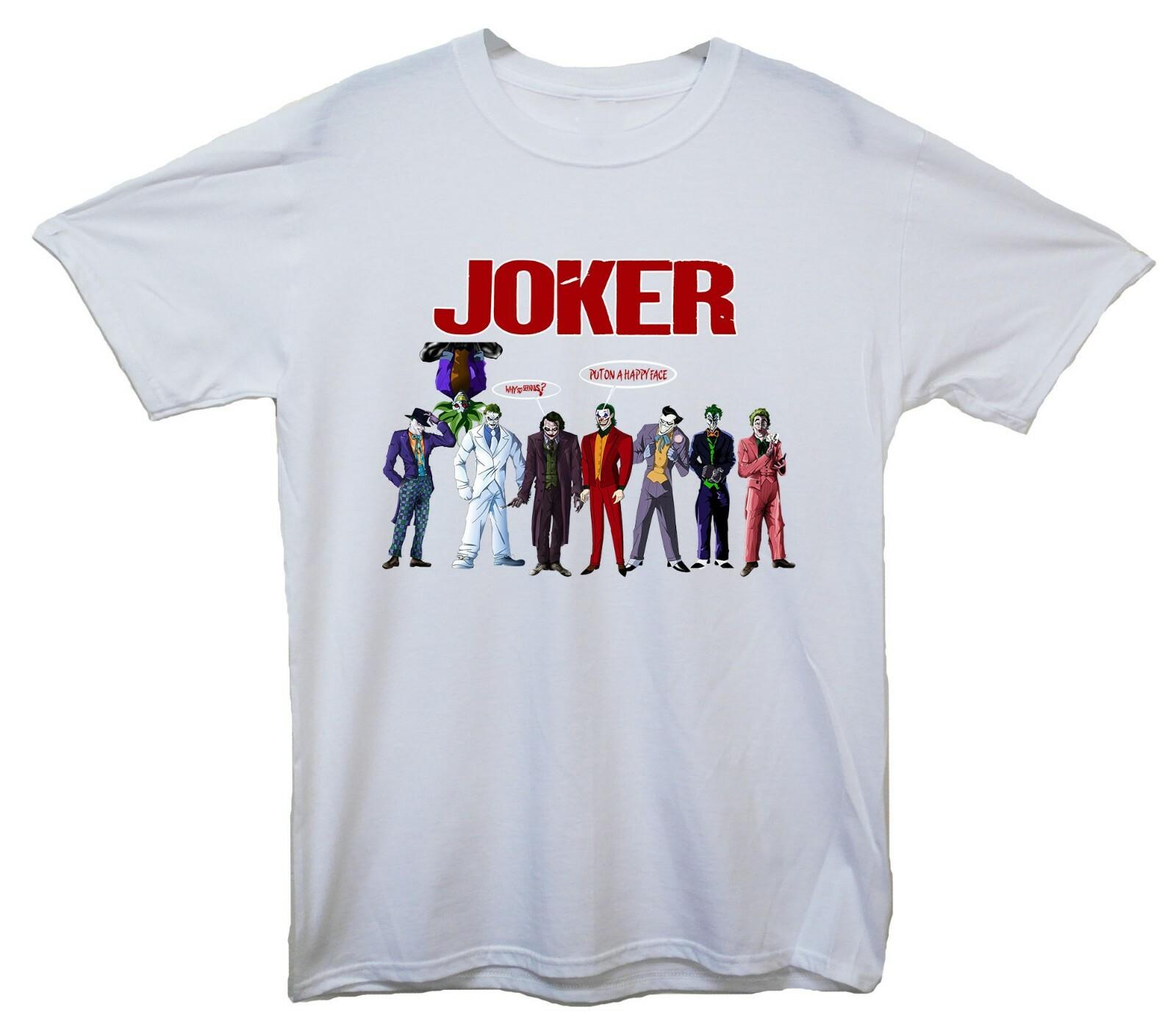 

Joker Character Costumes Printed T-Shirt (Joker Inspired) 5XL різнокольоровий