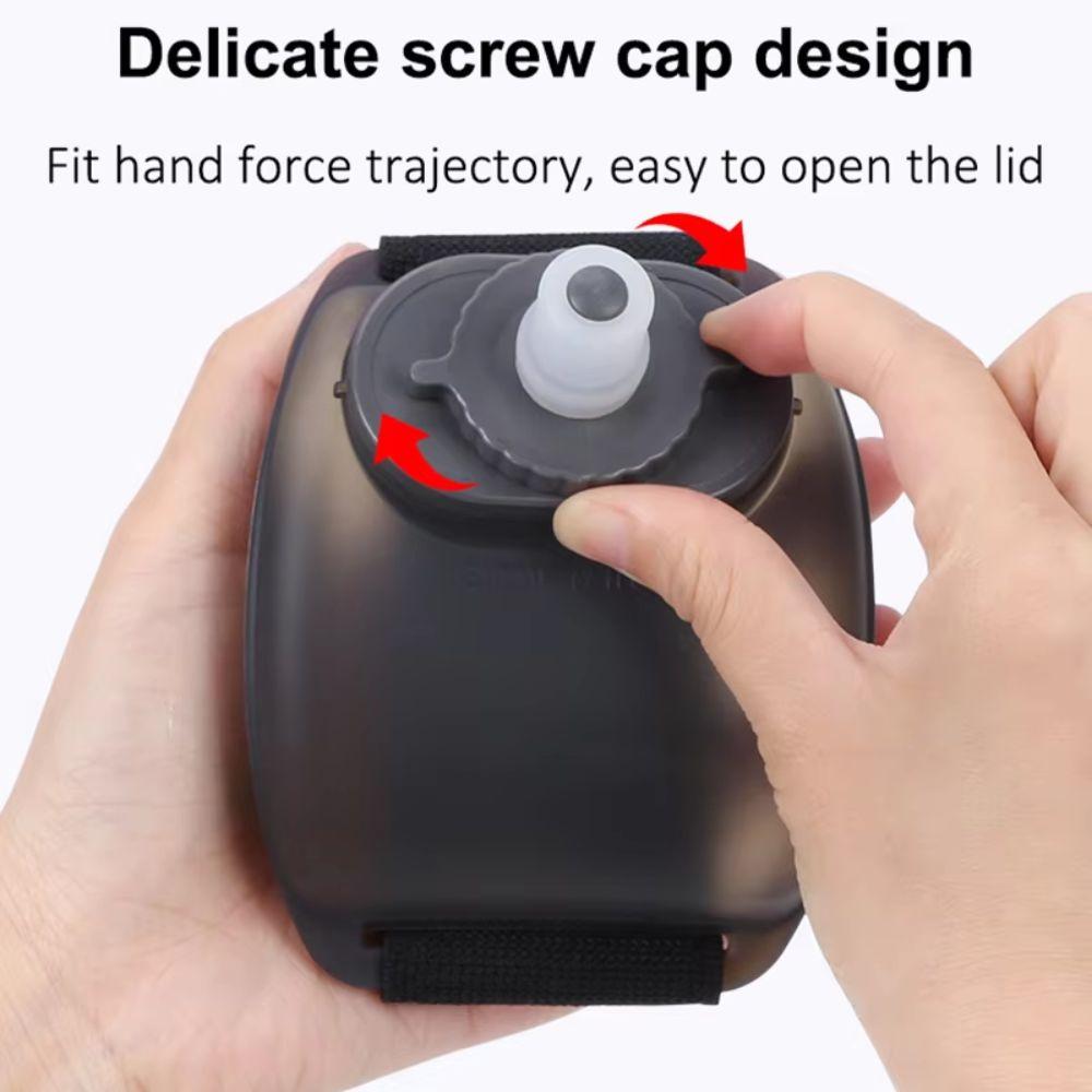 Weicher Aufkleber Paste Handgelenk Wasserflasche Auslaufsicher Handgelenk Wasserbecher Fitness Tragbarer Wasserbecher Reiten