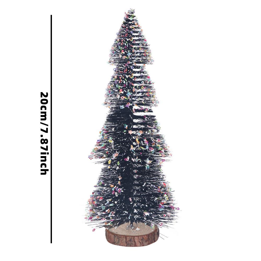 Mini Christmas Elegant Tree Decor Charming Star Shape Design Tabletop Display For Joy Holiday