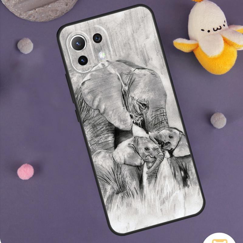 Cute Elephant Case For Xiaomi 15T Pro 13T 14T 14 15 Ultra 17 Pro Max POCO F8 Pro F5 F6 F7 X5 X6 X7 Cover