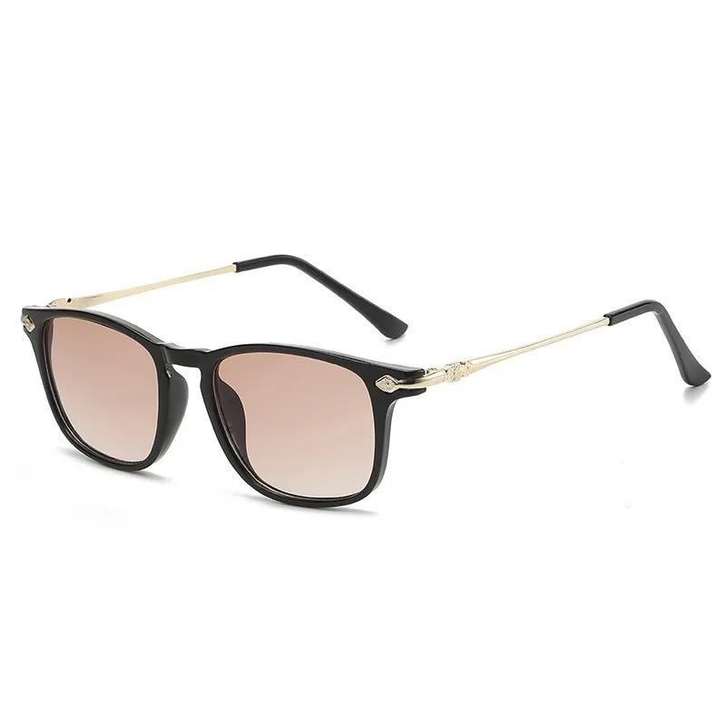 2PCS Bifocal Far Near Presbyopic Glasses Women Men Metal Reading Magnification Eyewear Double Light Eyeglasses For Reader