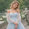 Detachable Bridal Arm Sleeves Breathable Pleated Puff Sleeve Lantern Long Sleeves  Wedding Party