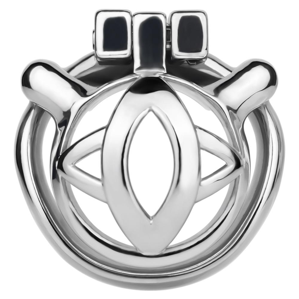 FRRK Men's Stainless Steel Cock Chastity Lock - Adult Toy