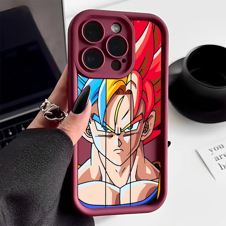 Anime Gokus Dragon Ball Soft Cover Phone Case for iPhone 14 Pro 15 Plus 11 12 Mini 13 Pro MAX 16e 14 11 16 Plus XS XR