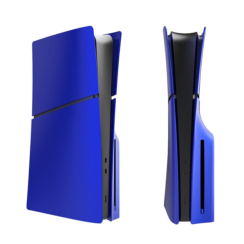 Gaming Console Replacement Dustproof Protective Cover For Ps5 Slim Replacement Skin Shell Plate Gaming Console Red Black Blue