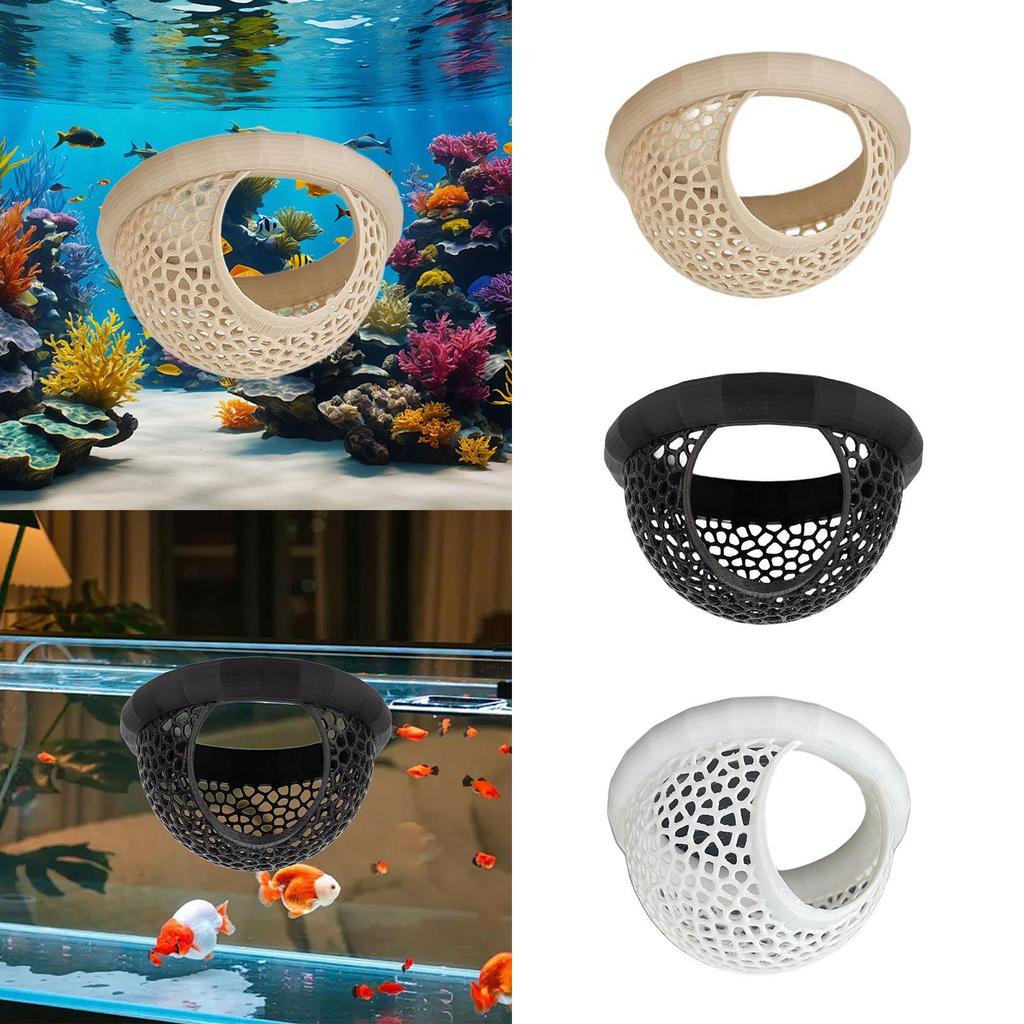 Aquarium Hammock Decorative Professional Breeding Betta Hammock Tank Accessory Decor Versatile Ornament Float Feeder Ring