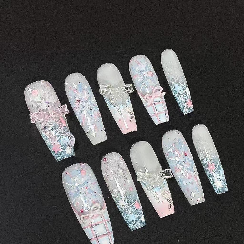 Nude Pink Gradient Cat Eye Whitening Aurora Nail Art Removable Stickers