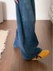 Women's Autumn Curved Blade Wide-Leg Jeans
