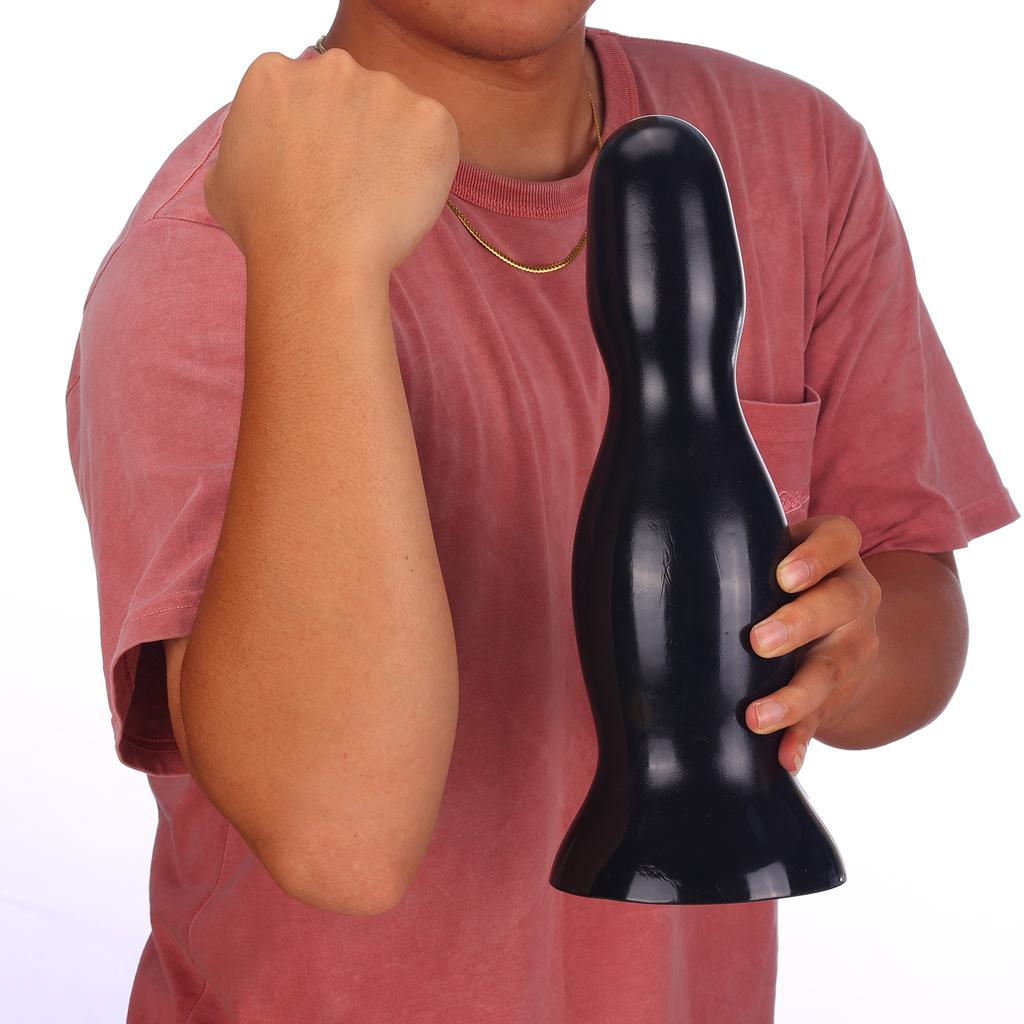 Dunn 9cm Thick Boxing Butt Plug SM Anal Masturbation Device Comrade Back Court Expansion Butt Plug Fun Sex Product