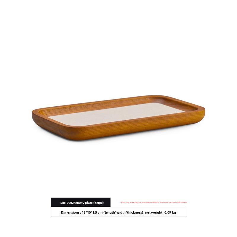 Solid Wood Jewelry Display Tray for Rings, Earrings, Necklaces & Bracelets Showcase