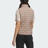 Adidas Goose Down Woven Baffle Vest 800 Fill Solid Color Logo Outdoor Sports Down Vest Women Vests Pink Brown IT8692