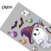 Home Window Ornaments Halloween Cartoon Cling Stickers, Ghost Pumpkin Candy Glass Decals, Self-Adhesive Removable Party Venue Backgrounds Art
