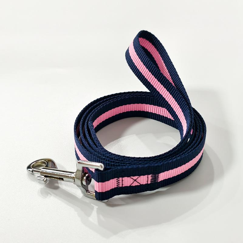 Pet polyester leash network yarn dog leash Golden Retriever Labrador medium and large dog out walking dog leash