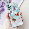 For Samsung Galaxy A13 SM-A135F Elegant Floral Butterfly Phone Case For Samsung A13 4G Soft Silicone TPU Cases