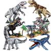 Jurassic Tyrannosaurus Park Building Blocks Mosasaurus Velociraptor Model Boy Assembly Toy Gift