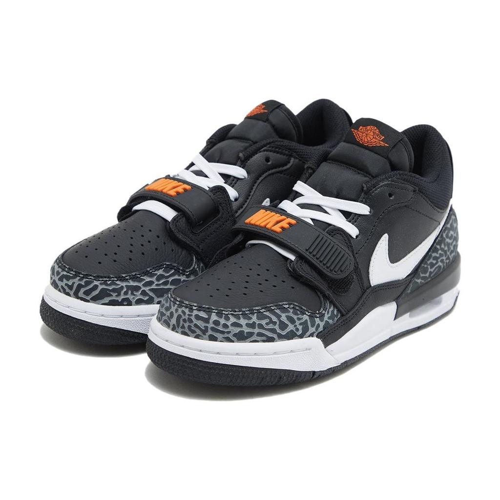 Air Jordan Legacy 312 Low GS Black White Safety Orange Kids Sneakers Wolf-Grey CD9054-018