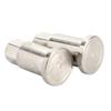 2Pcs RC Car Front Wheel Metal Axle Shortened for WPL D12 Spare Parts Modification Accessories