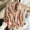New imitation cashmere scarf women's zoo jacquard decorative shawl scarf thickened warm scarf