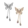 Enamel Zinc Zinc Alloy Cubic Zircon Animal Drop Butterfly Tassel Jewelry Brooches Pin Corsage Accessories