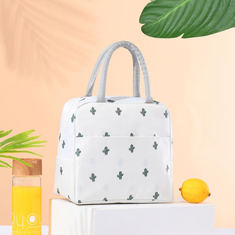 

Insulated Lunch Bag Kids Water Resistant Leakproof Soft Cooler Bags Outdoor Bento Heat Cold Portable Storage Thermal Ctainer білий