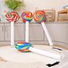 Candy Lollipop Plush Pillow Soft Stuffed Animal Plushie Skin-friendly Fake Candy Lollipop