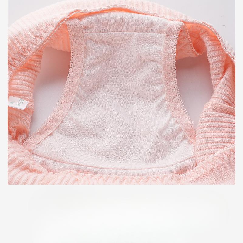 Mid Waist Women's Breathable Pure Cotton Physiological Underwear Women's Threaded Cotton Menstrual Underwear Panties