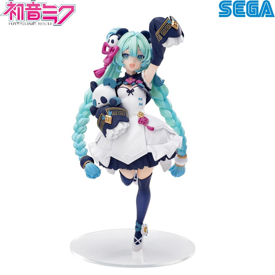 Yiran Toy 1 18Cm Hatsune Miku Anime Model Kawaii Pvc Model Doll Action Figurals Modern China Style Panda Collect Ornaments Christmas Gifts