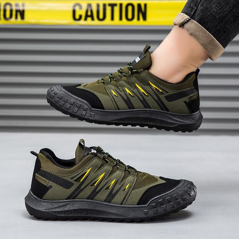 New Versatile Men's Shoes Spring New Mesh Breathable Casual Sports Shoes Outdoor Mountaineering Travel Work Shoes