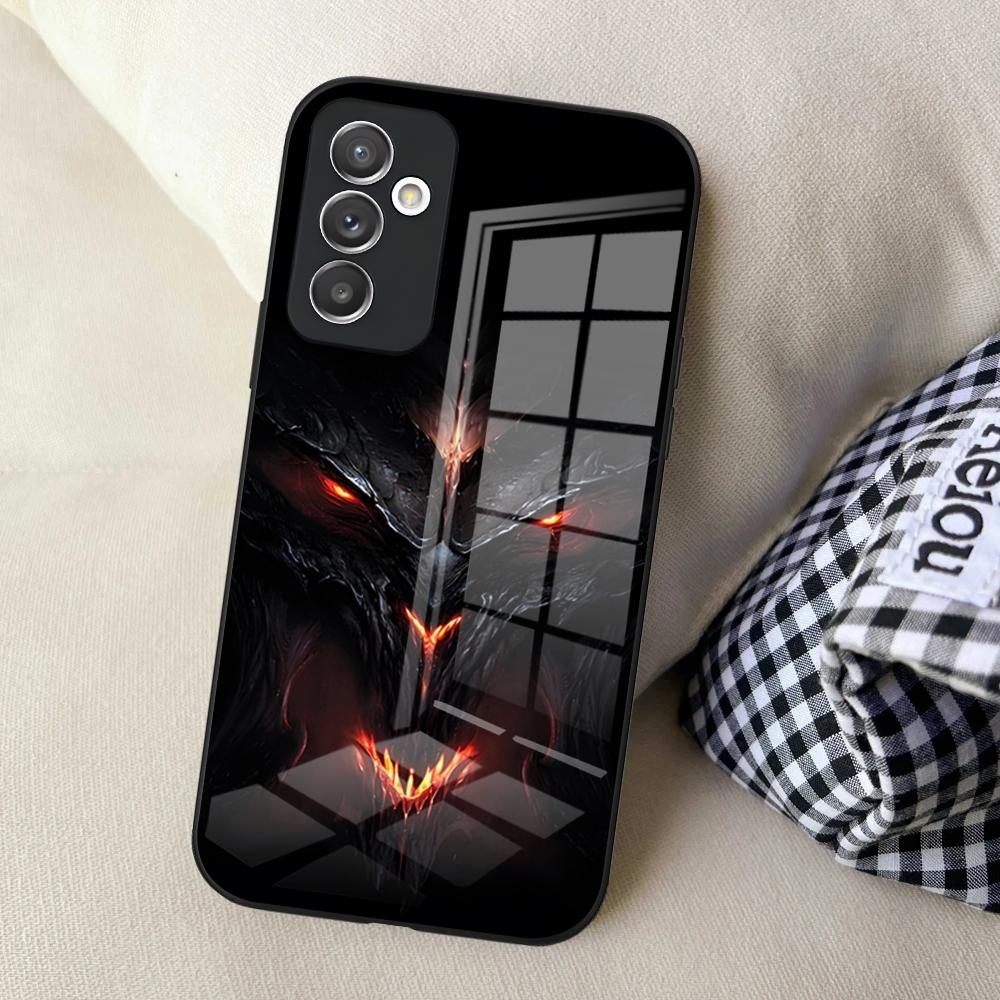 D-Diablo 4 Phone Case for Samsung S24 Ultra S23 S22 S20 Fe S21 Plus Galaxy A54 A34 A24 A53 M54 Note 20 Glass Cover
