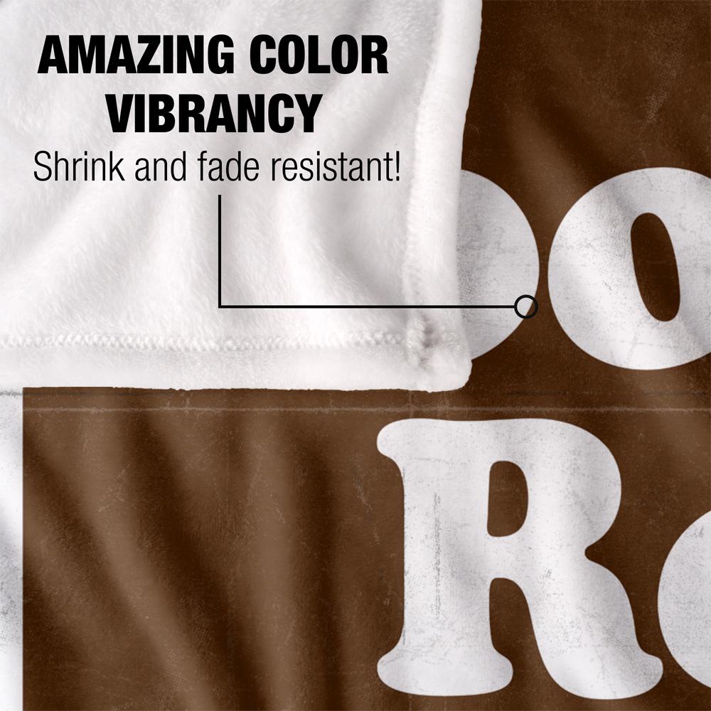 Tootsie Roll Silky Wrapping Paper Supersoft Blanket