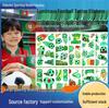 Children's Safe Non-Toxic Waterproof 2026 World Cup Luminous Football Fan Face Tattoos
