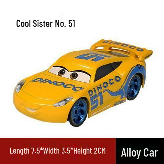 Authentic Alloy Car Set: Lightning McQueen, Mater & King - Road Rage Toys Collection for Kids
