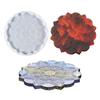 1PC DIY Round Epoxy Resin Mold Hollow Out Coaster Mandala Flower Tray Cup Mat Silicone Mould DIY Home Decor Making
